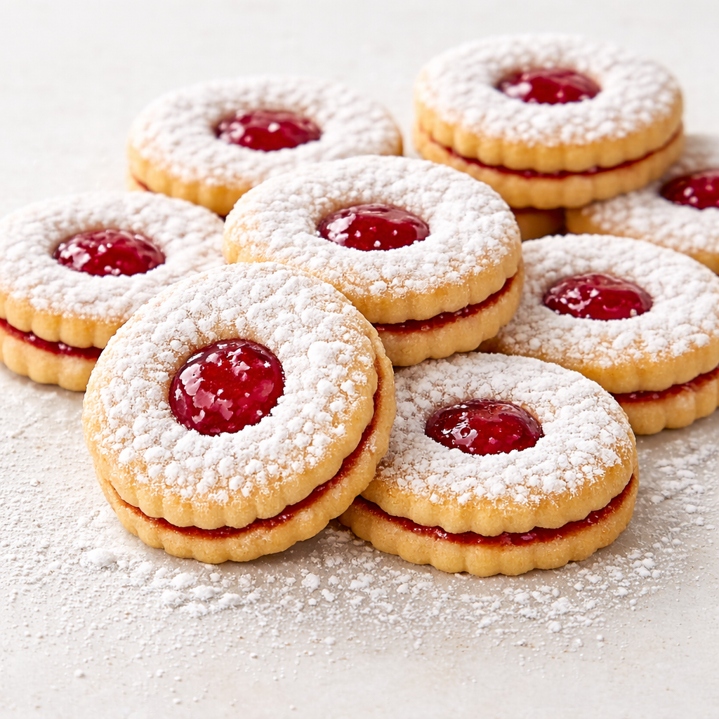 Linzer Tart Cookies Small