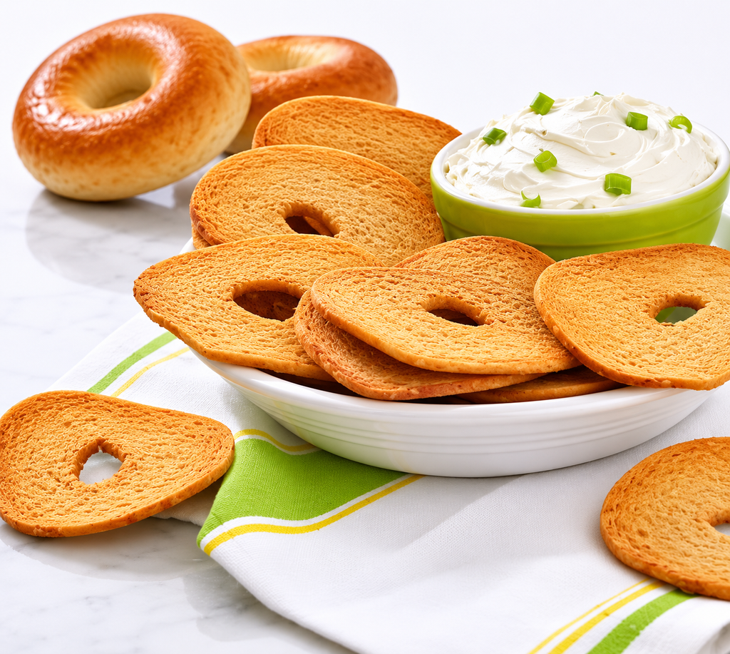 Plain Bagel Chips - 2 Containers