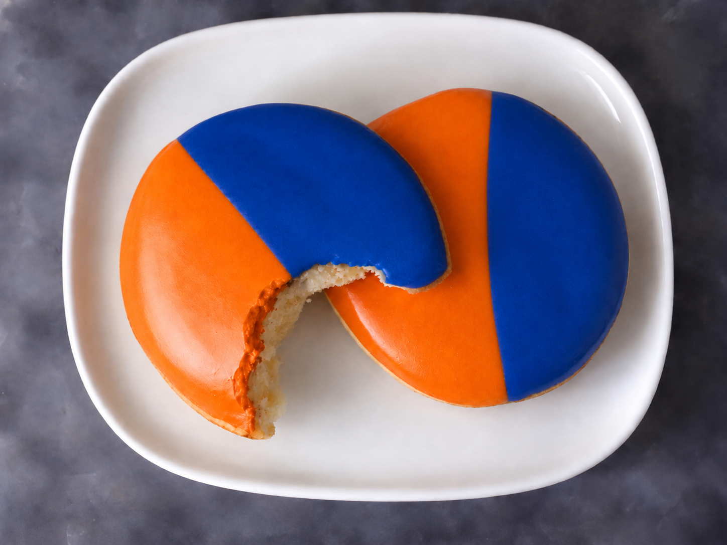 Knicks Blue & Orange Cookies