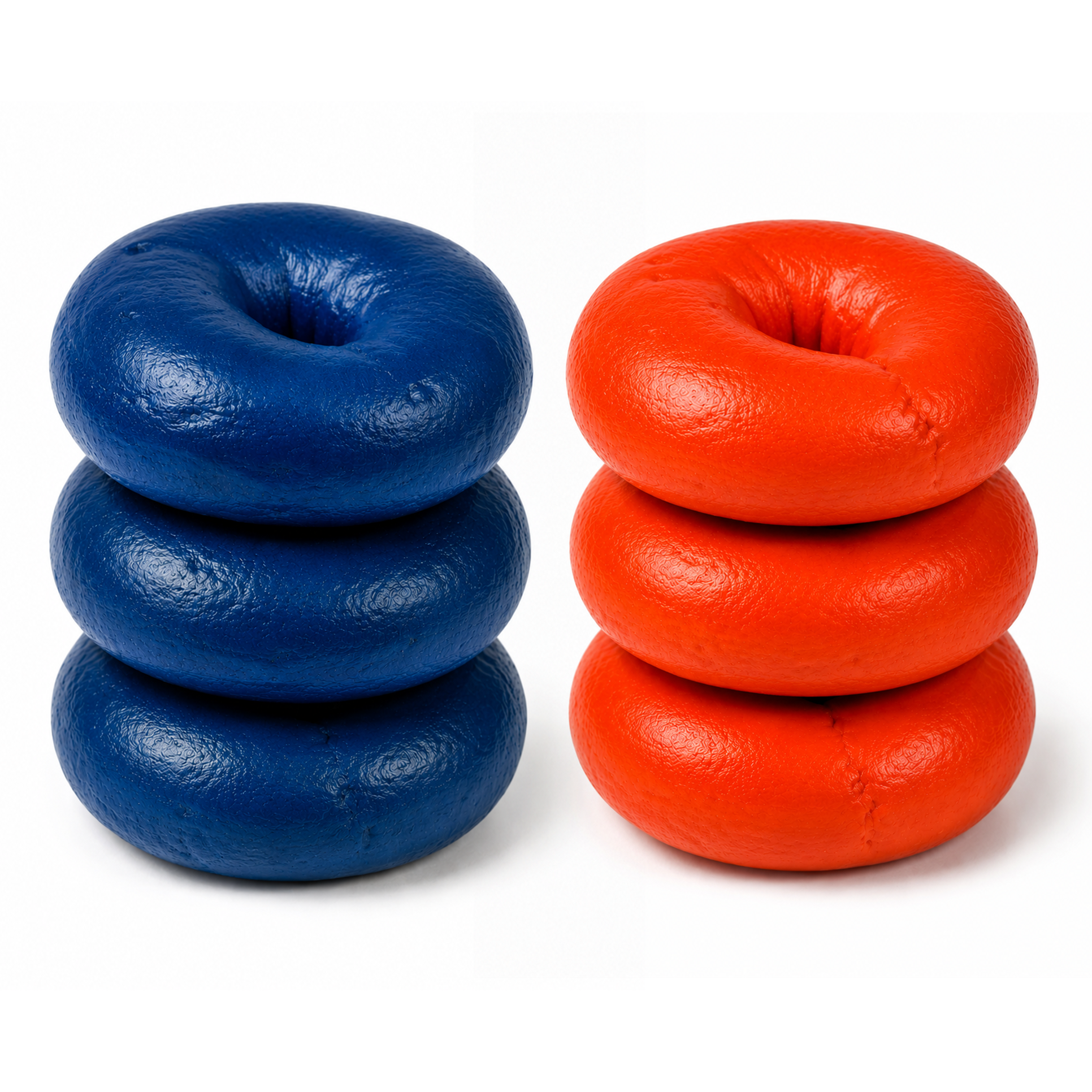 Blue & Orange Mini Bagels