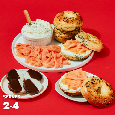 The Perfect Bagel Brunch for 2-4