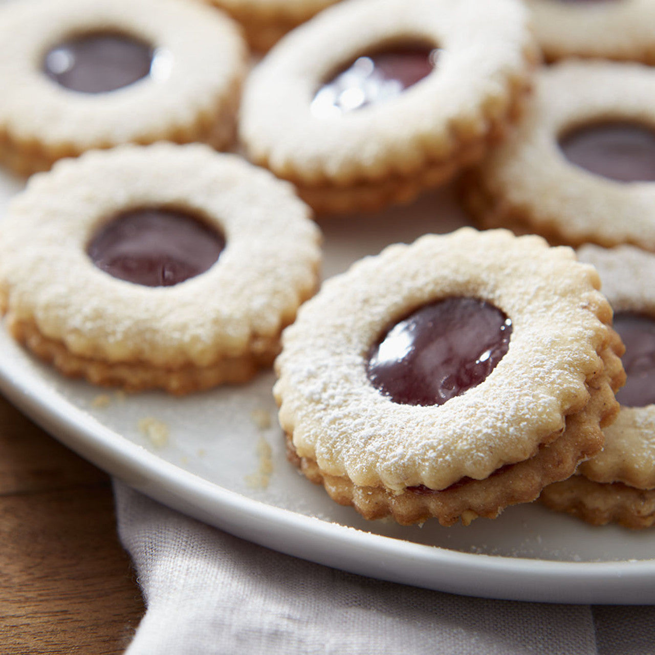 Linzer Tart Cookies Small