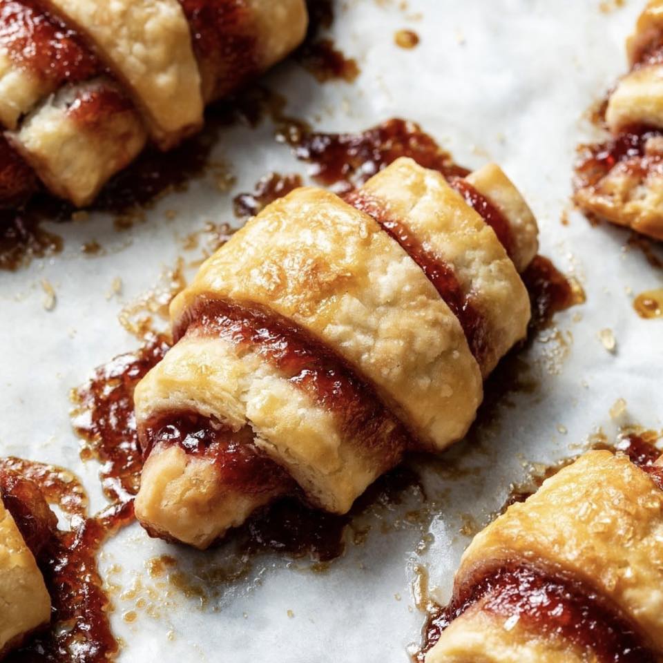 Raspberry Rugelach